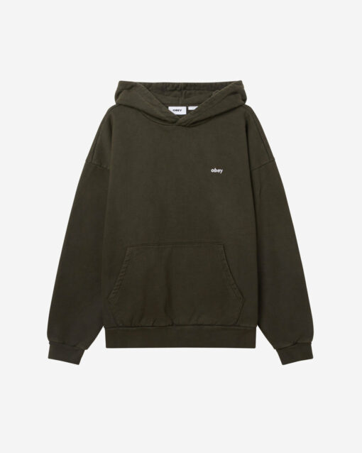 OBEY LOWERCASE PIGMENT PULLOVER Pigment Rosin