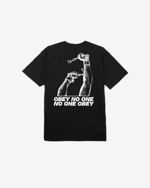 OBEY NO ONE OBEY CLASSIC T-SHIRT Black