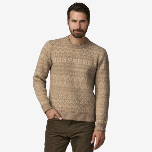 PATAGONIA Men’s Recycled Wool-Blend Sweater Seabird Grey