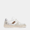 D.A.T.E. COURT 2.0 Vintage Calf White Platinum