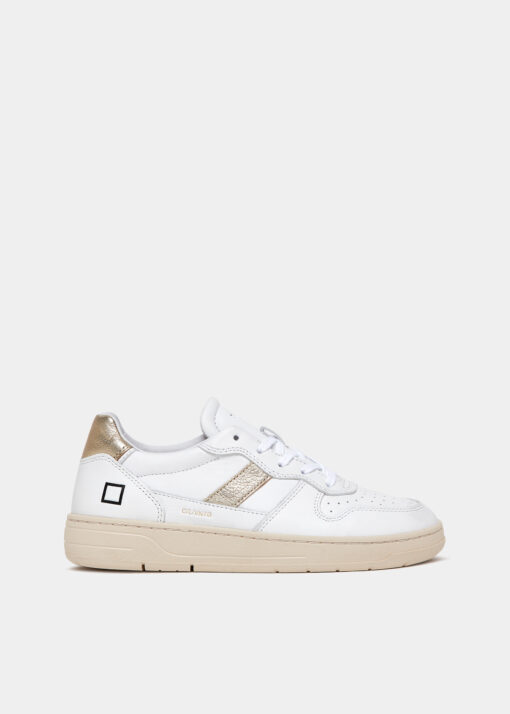 D.A.T.E. COURT 2.0 Vintage Calf White Platinum