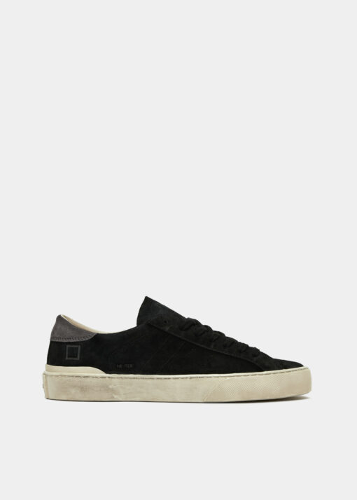 D.A.T.E. HILL Low Suede Black