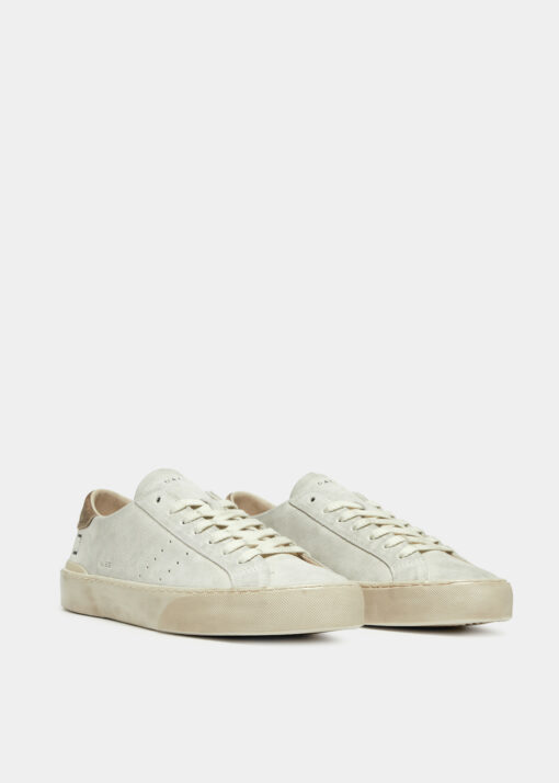 D.A.T.E. HILL Low Suede White