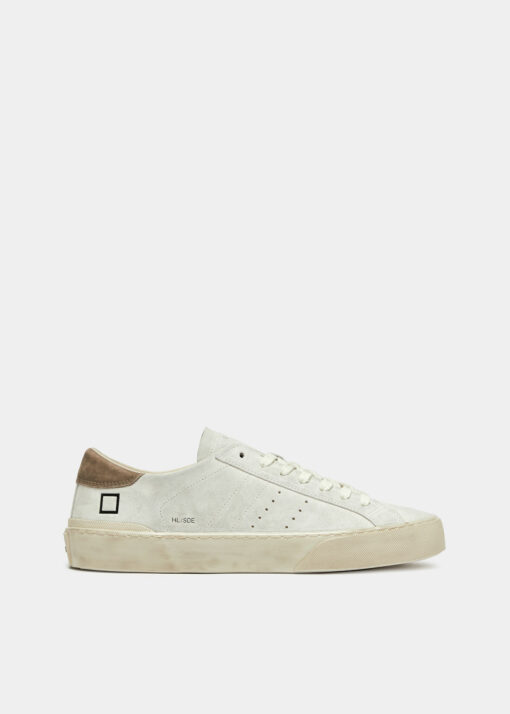 D.A.T.E. HILL Low Suede White