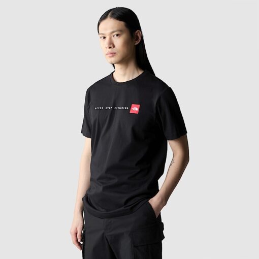 THE NORTH FACE T-SHIRT NEVER STOP EXPLORING Black