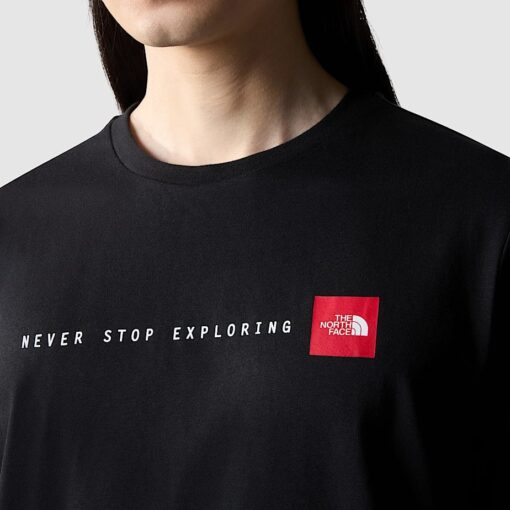 THE NORTH FACE T-SHIRT NEVER STOP EXPLORING Black