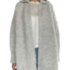 SO ALLURE Maxi Cardigan Grigio