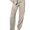 SO ALLURE Pantalone fluido cappuccino