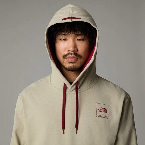 THE NORTH FACE FELPA CON CAPPUCCIO COORDINATES clay grey