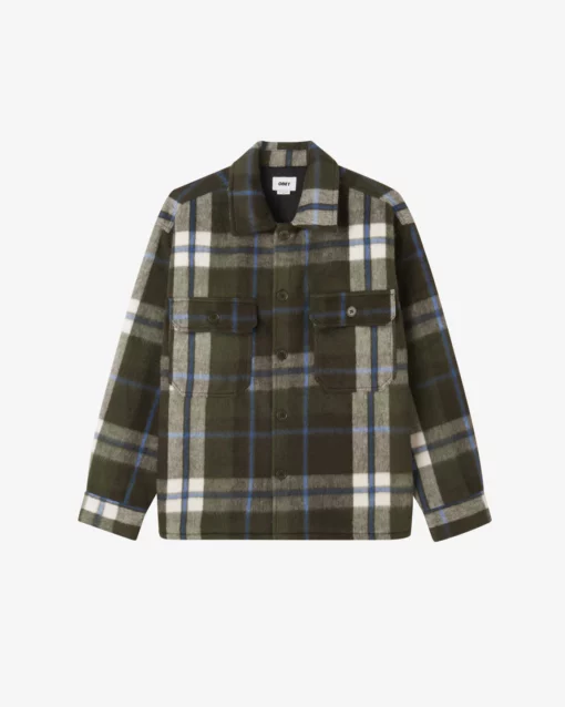 OBEY STANTON SHIRT JACKET Rosin Multi