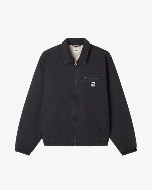 OBEY DIVISION BLOUSON JACKET Black