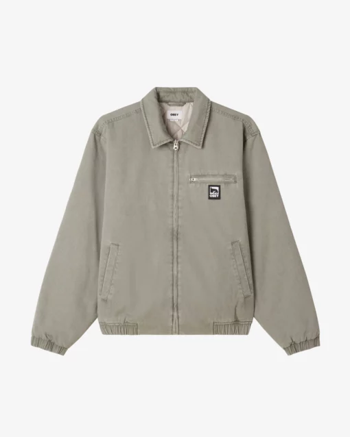 OBEY DIVISION BLOUSON JACKET Thyme