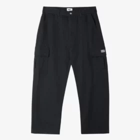 OBEY BIGWIG BAGGY TWILL CARGO Black