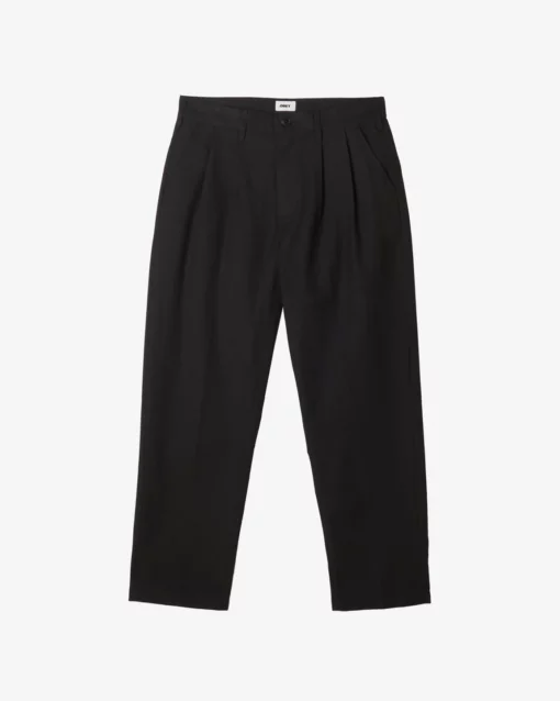 OBEY FUBAR PLEATED PANT Black