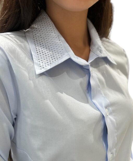 TENSIONE IN camicia cartazucchero con strass