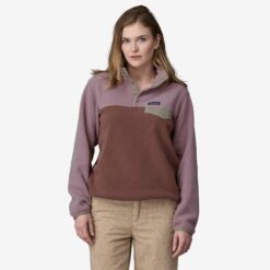 PATAGONIA Women’s Lightweight Synchilla® Snap-T® Fleece Pullover Dulce Mauve