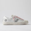 D.A.T.E. HILL LOW PLATFORM CALF White Black