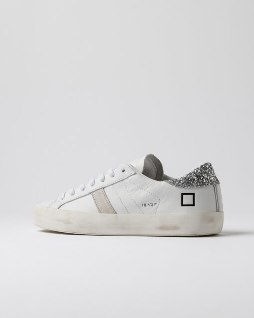 D.A.T.E. HILL LOW CALF White Silver