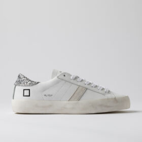 D.A.T.E. HILL LOW CALF White Silver