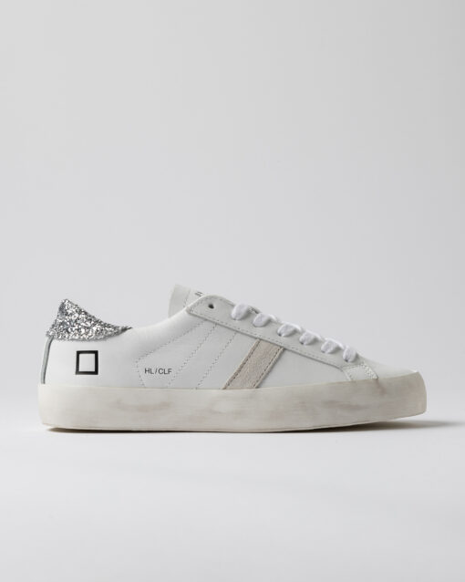 D.A.T.E. HILL LOW CALF White Silver