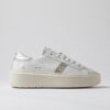 D.A.T.E. HILL LOW PLATFORM CALF White Black