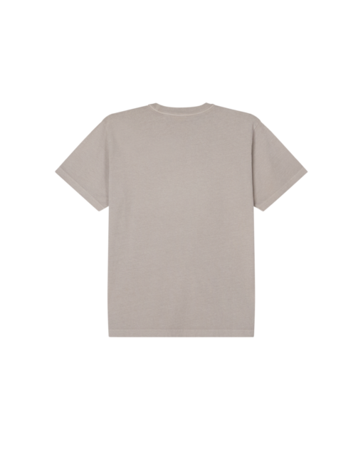 OBEY T-SHIRT LOWERCASE PIGMENT Silver Grey