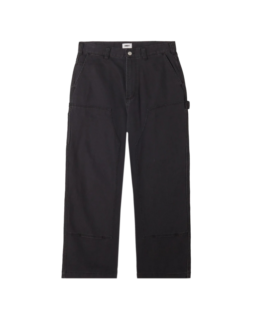 OBEY PANTALONE CARPENTER BIGWIG Black Faded Wash