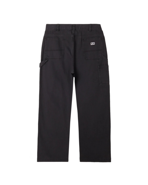 OBEY PANTALONE CARPENTER BIGWIG Black Faded Wash