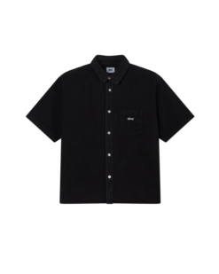 OBEY CAMICIA BIGWIG DENIM Faded Black