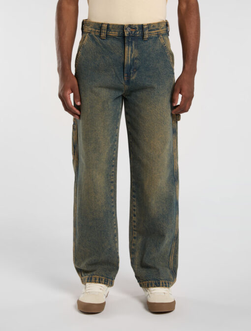 DICKIES Pantaloni Carpenter Stevensville Yellow Fade