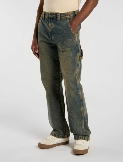 DICKIES Pantaloni Carpenter Stevensville Yellow Fade