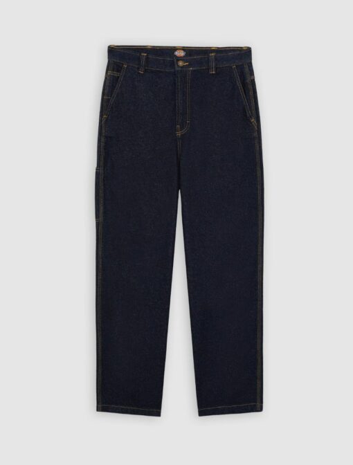 DICKIES Pantaloni In Denim Madison Blue Rinsed