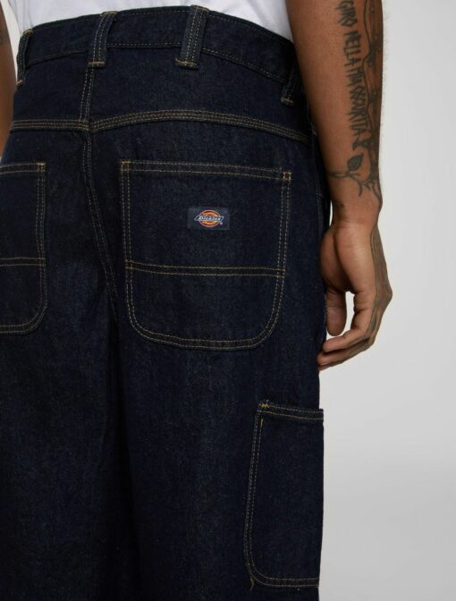 DICKIES Pantaloni In Denim Madison Blue Rinsed